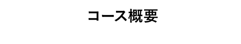 コース概要